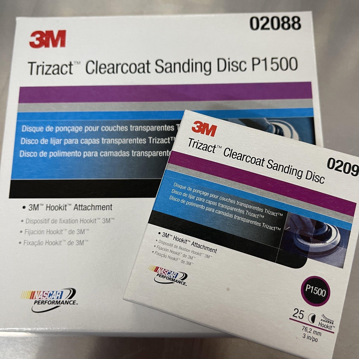 3M Trizact Hookit P1500 Grit Clear Coat Sanding Disc (3/6Inch)-Sanding disc-3M-Detailing Shed