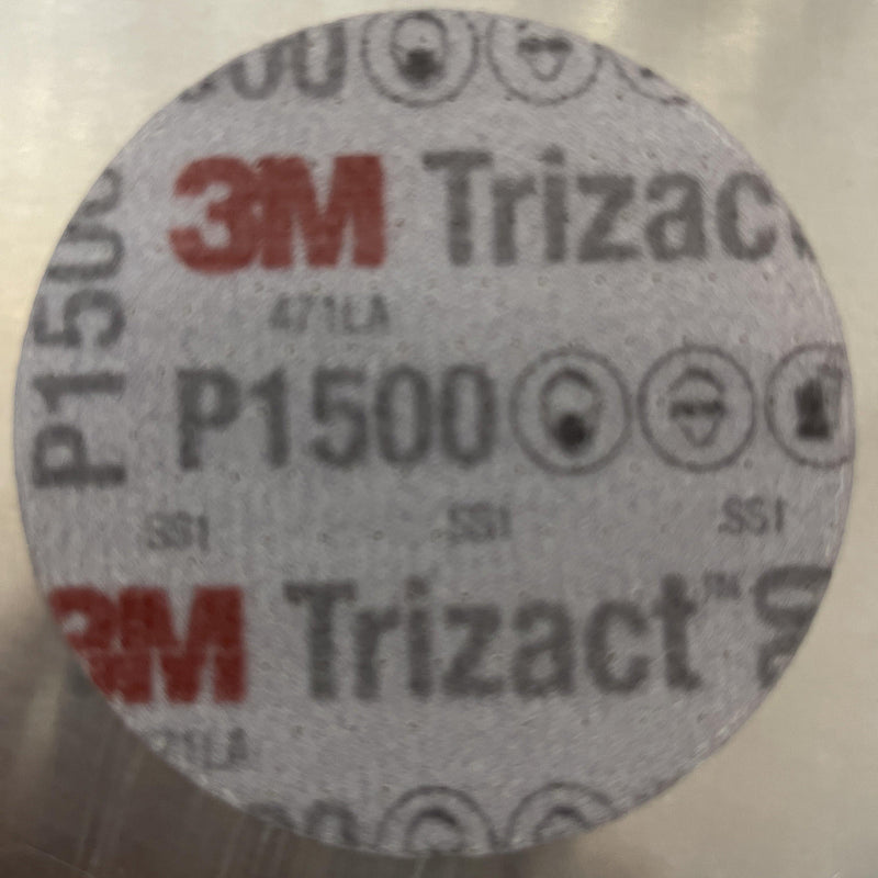 3M Trizact Hookit P1500 Grit Clear Coat Sanding Disc (3/6Inch)-Sanding disc-3M-Detailing Shed