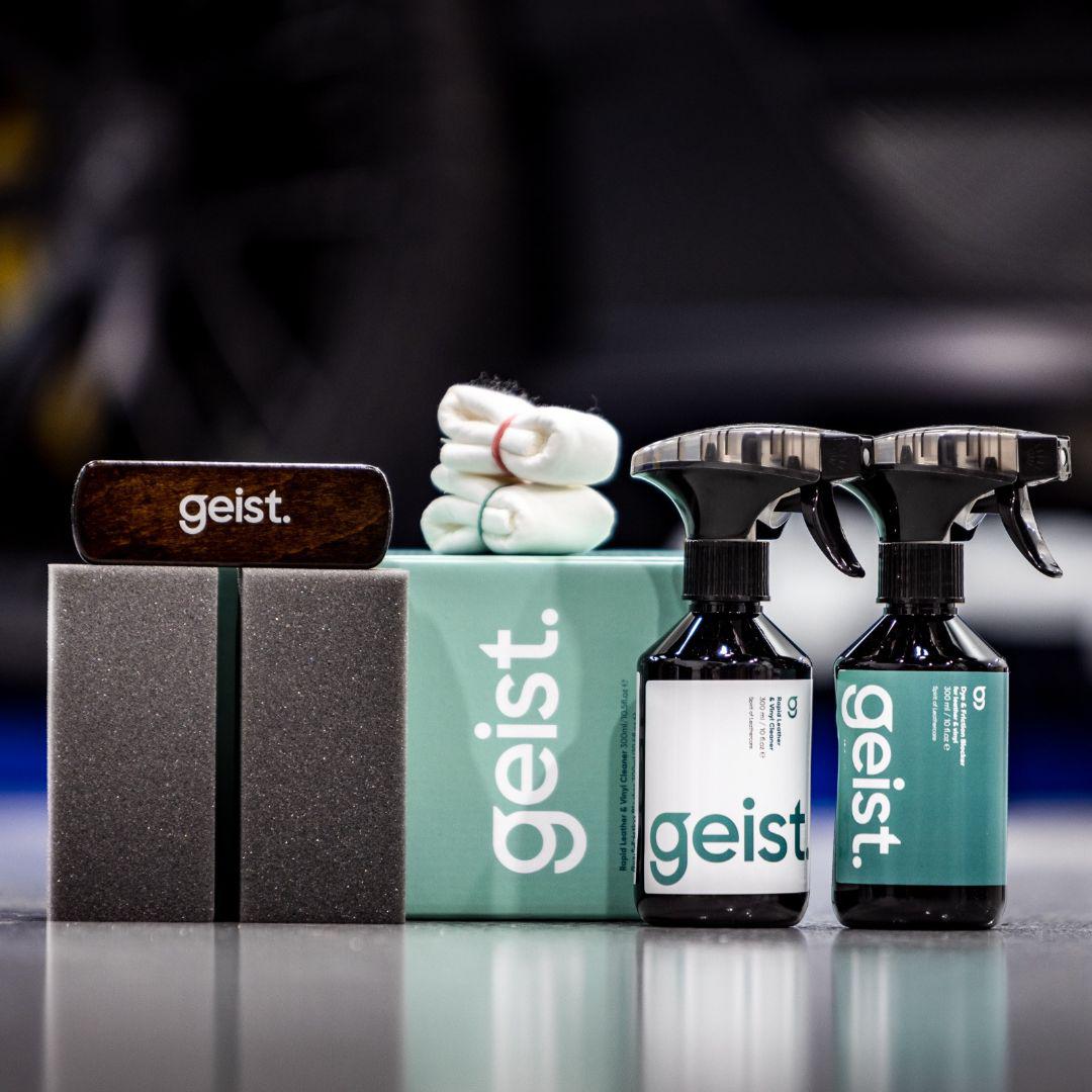 Geist 3 Minus Care Kit for Leather &amp; Vinyl (New Leather 0-3 yrs)-Leather Coating-Geist-3 Minus Care Kit-Detailing Shed