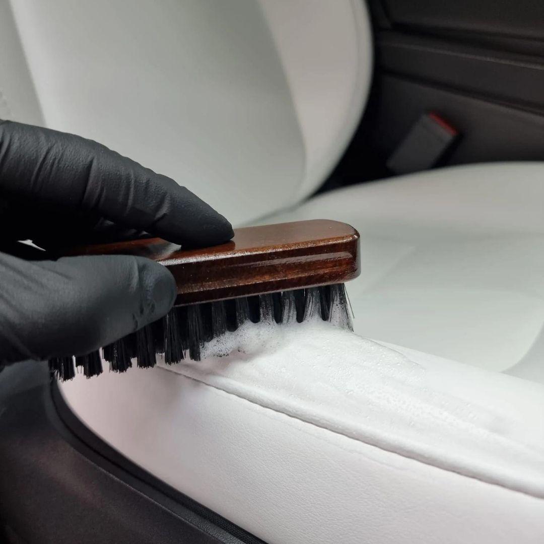 Geist Leather &amp; Textile Cleaning Brush (Available in a Medium or Large size)-Leather Coating-Geist-Detailing Shed