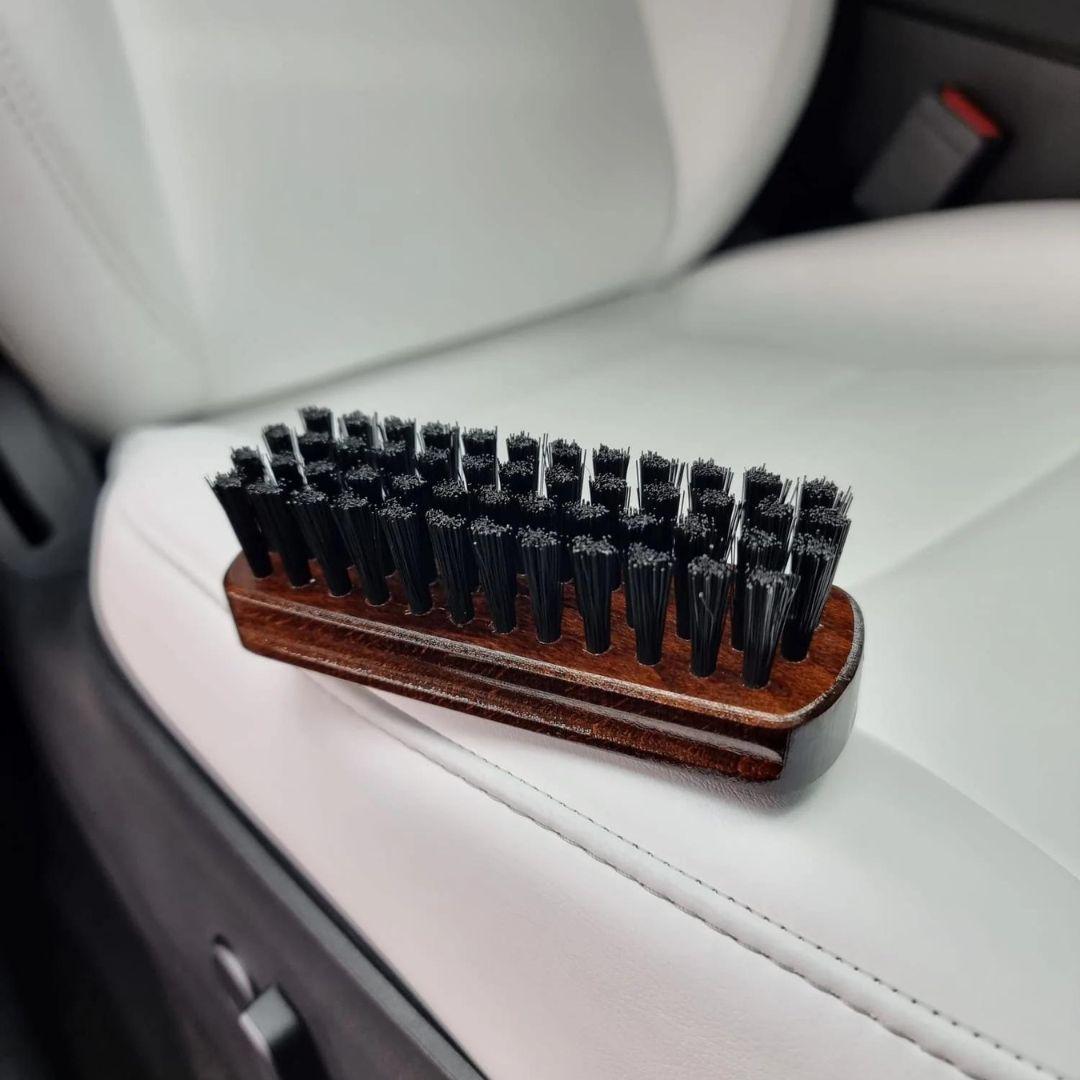 Geist Leather &amp; Textile Cleaning Brush (Available in a Medium or Large size)-Leather Coating-Geist-Detailing Shed