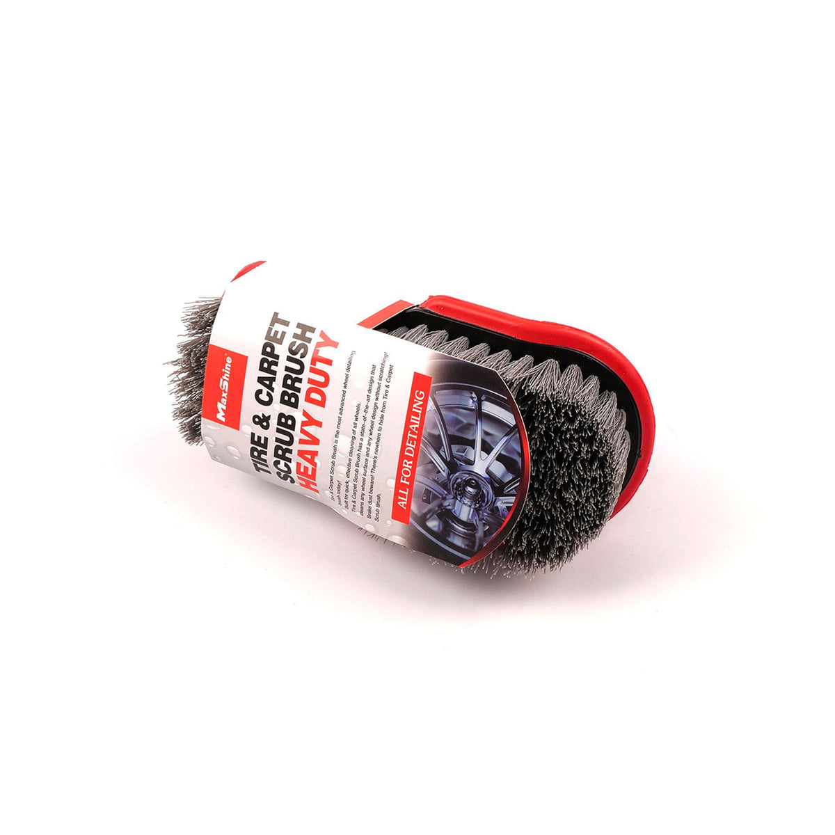 Maxshine Tyre &amp; Carpet Scrub Brush - Heavy Duty-Tyre Brush-Maxshine-Detailing Shed