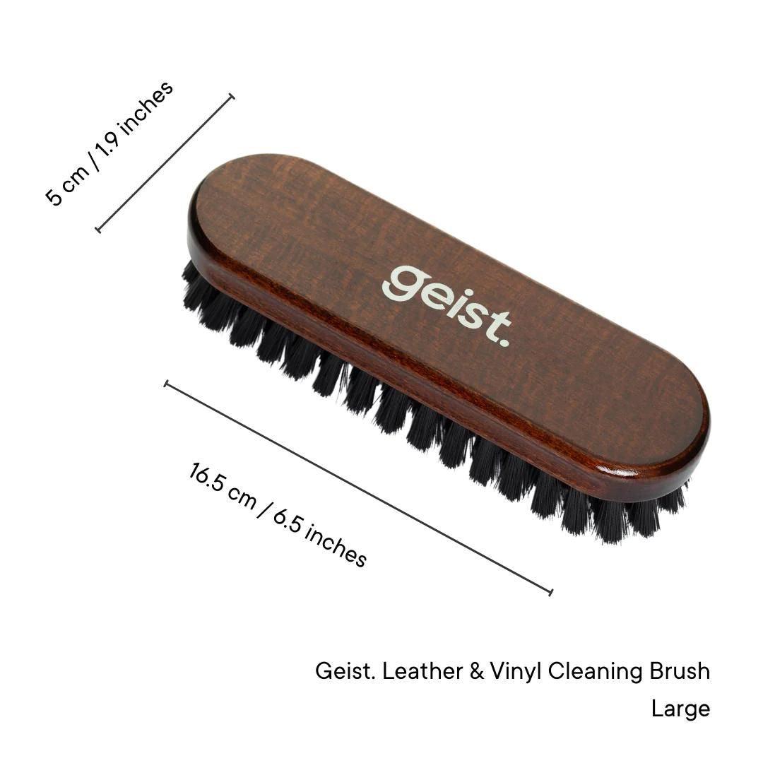 Geist Leather &amp; Textile Cleaning Brush (Available in a Medium or Large size)-Leather Coating-Geist-Large-Detailing Shed