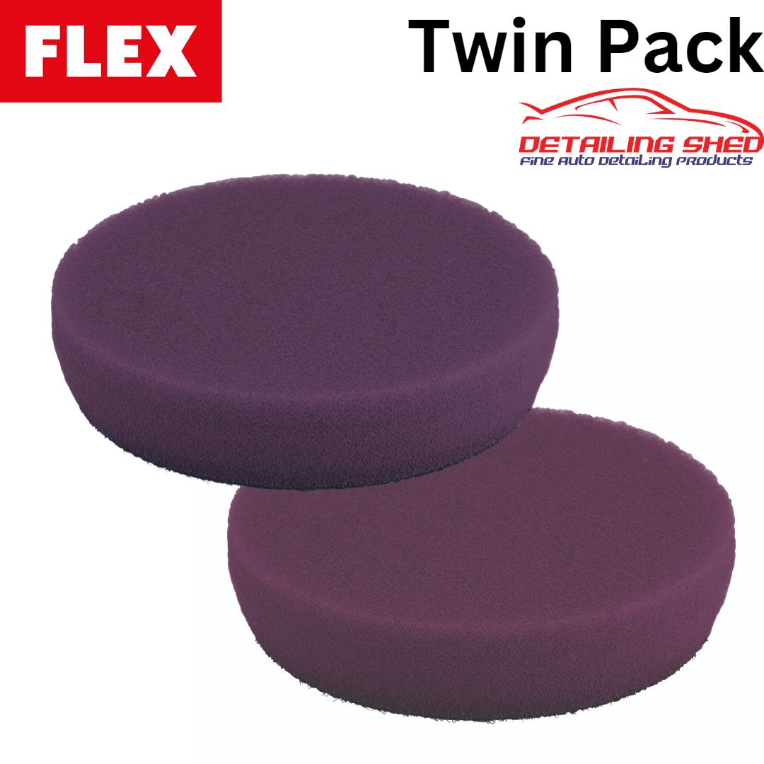 FLEX Polishing Pad Maroon Hard Suits PXE80 Polisher 2 Pack (40mm or 80mm)-Polishing Pads-FLEX AU-80mm (2Pack)-Detailing Shed