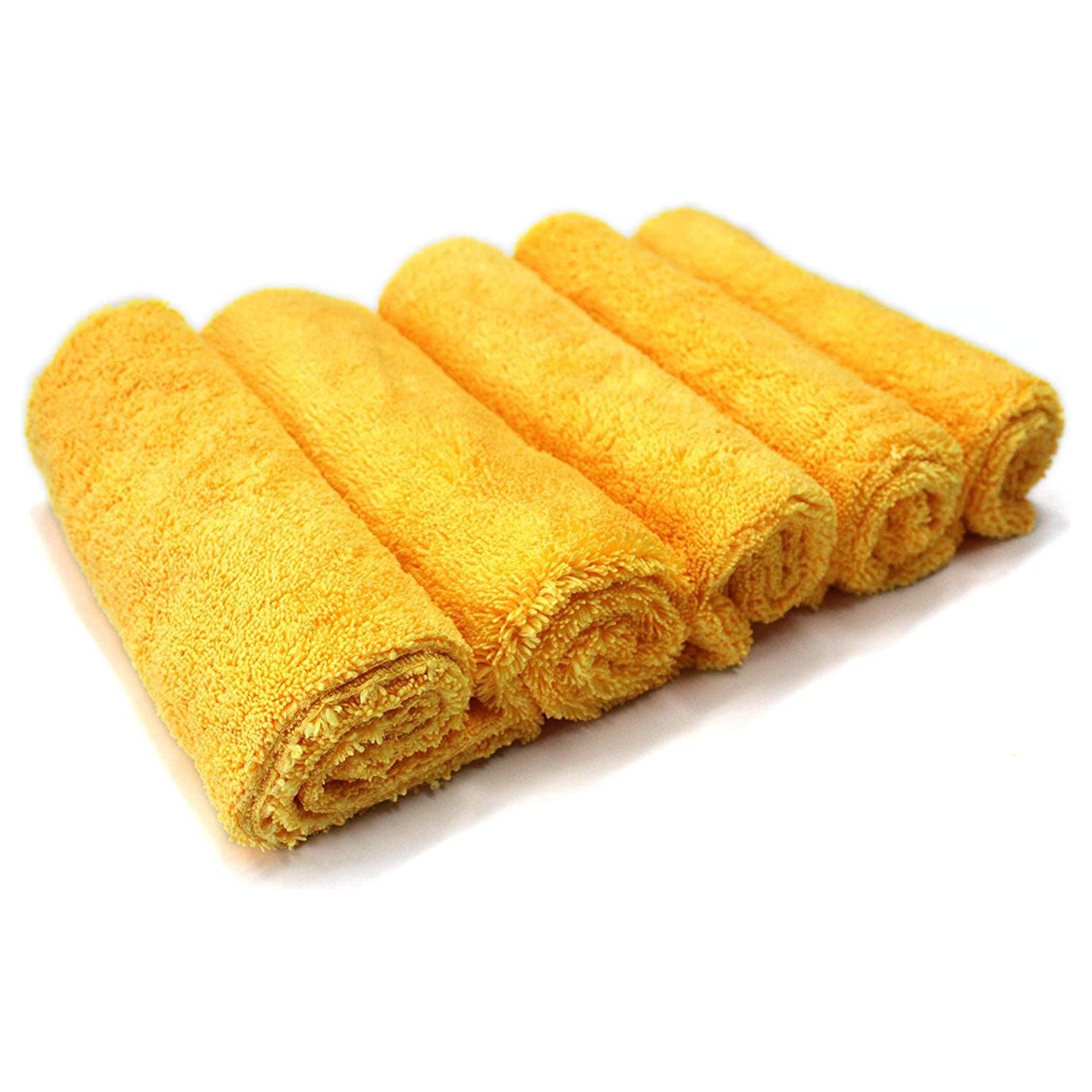 Maxshine 380GSM Edgeless Premium All Purpose  5-Pack - 5 Pack Yellow (40cm x 40cm)