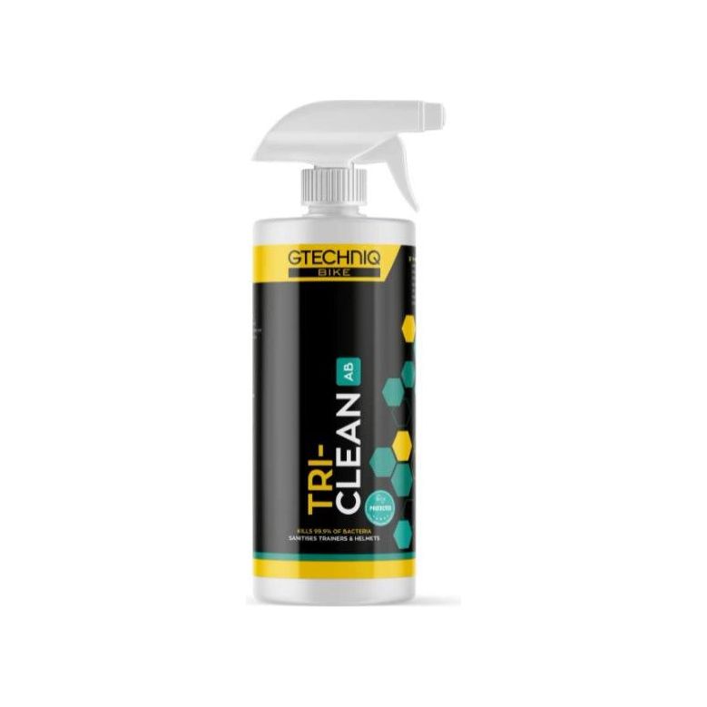 GTECHNIQ BIKE TRI-CLEAN Sanitises Trainers &amp; Helmets-Bike Sanitises-GTECHNIQ-500ml-Detailing Shed