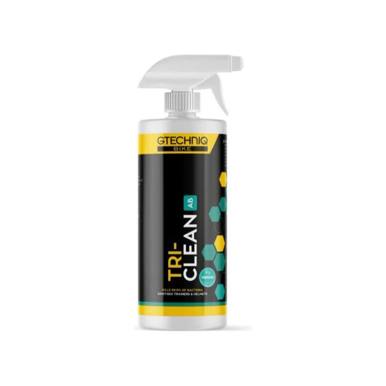 GTECHNIQ BIKE TRI-CLEAN Sanitises Trainers & Helmets-Bike Sanitises-GTECHNIQ-500ml-Detailing Shed