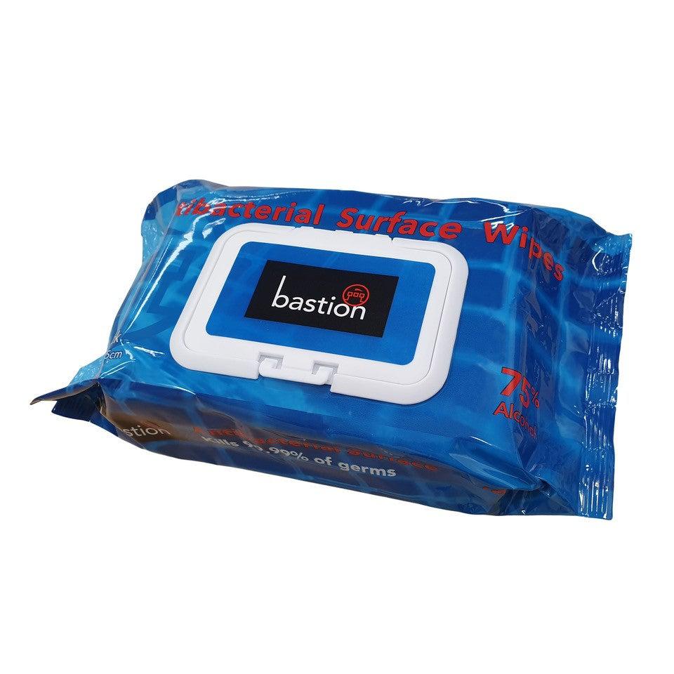 Bastion Antibacterial Surface Wipes 80Wipes-Antibacterial Surface Wipes-Bastion-1x 80 Wipes-Detailing Shed