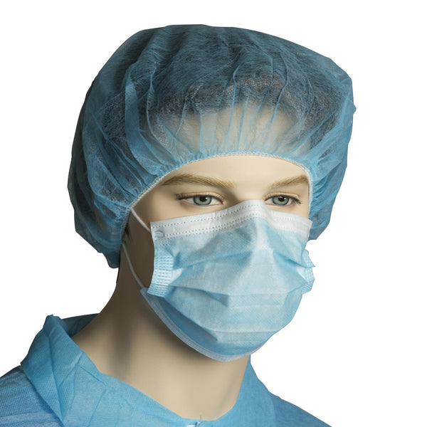 Bastion Pacific Polypropylene Surgical Face Mask - Blue - Earloops-Masks-Bastion-Detailing Shed