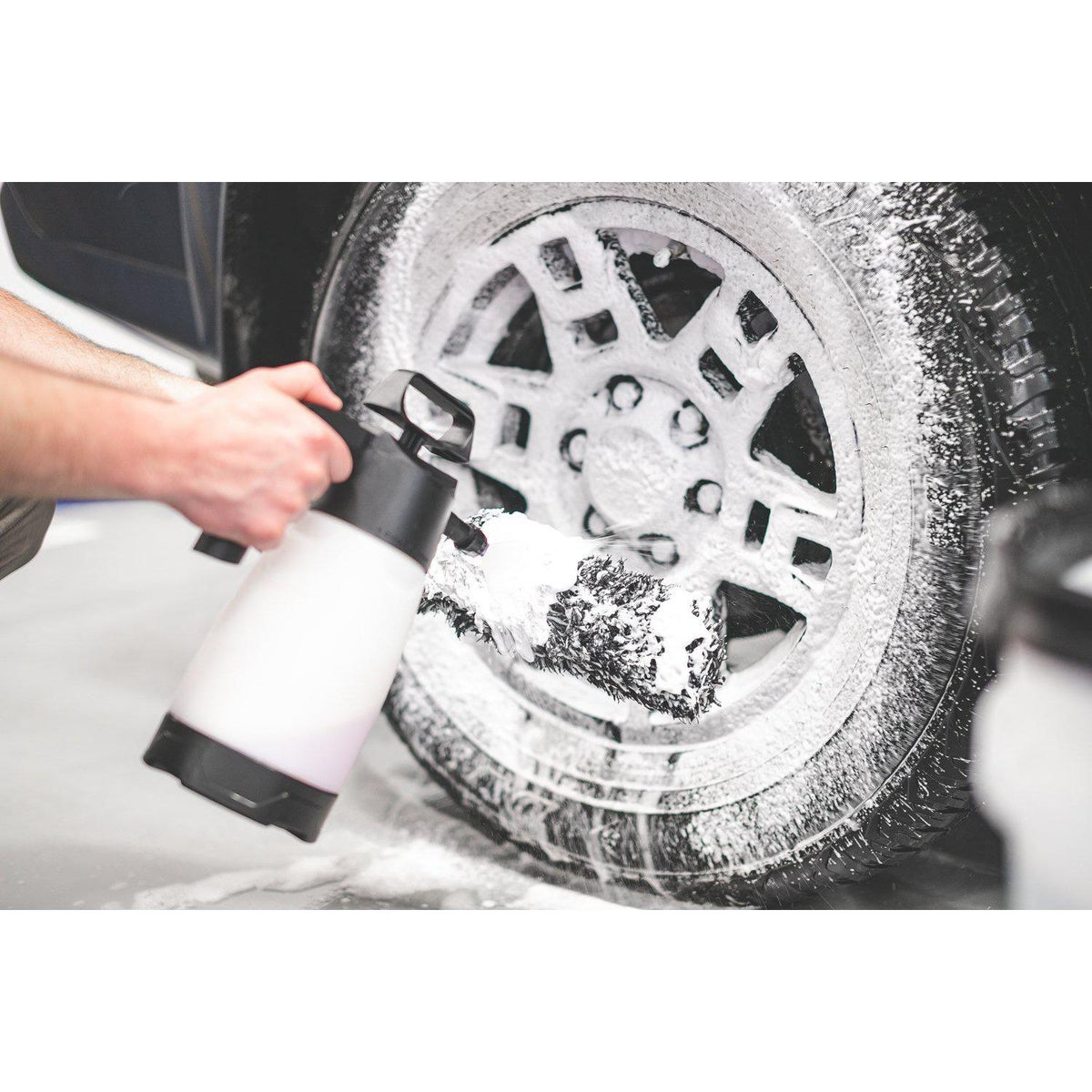 Detail Factory Wheel Brush Kit with ultra soft Scrubbing Microfibre Cover-Wheel Brush-Detail Factory-Wheel Brush Kit-Detailing Shed