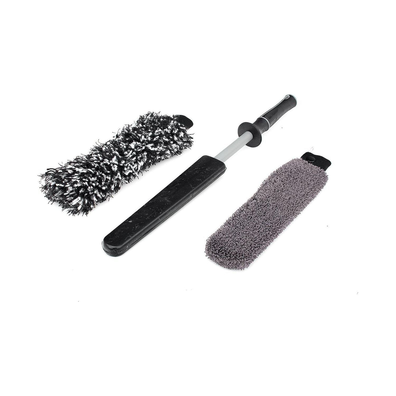 Detail Factory Wheel Brush Kit with ultra soft Scrubbing Microfibre Cover-Wheel Brush-Detail Factory-Wheel Brush Kit-Detailing Shed