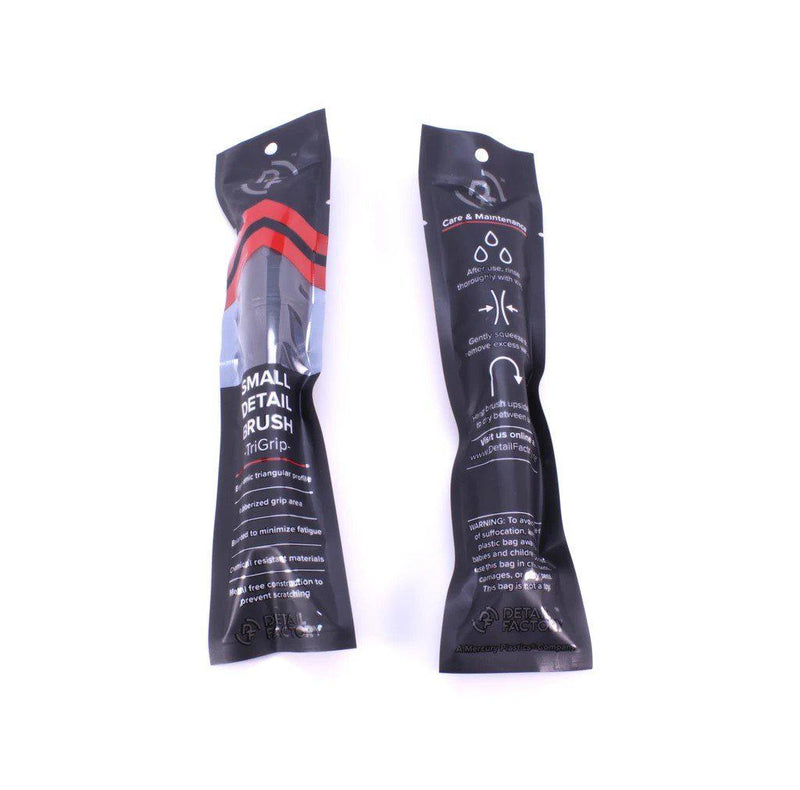 Detail Factory Ultra-Soft TriGrip Detailing Brush Short Handle 16.5cm (Red/Black)-Brush-Detail Factory-Detailing Shed