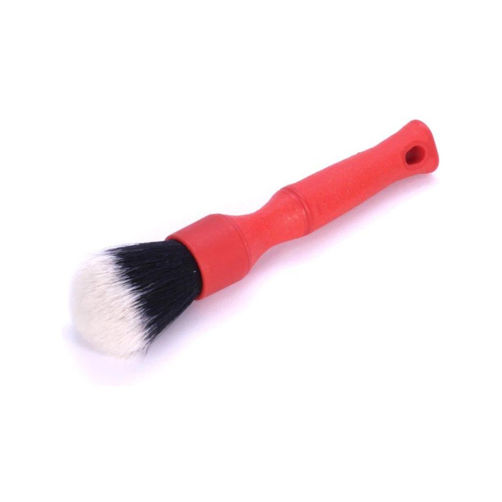 Detail Factory Ultra-Soft TriGrip Detailing Brush Short Handle 16.5cm (Red/Black)-Brush-Detail Factory-Black-Detailing Shed