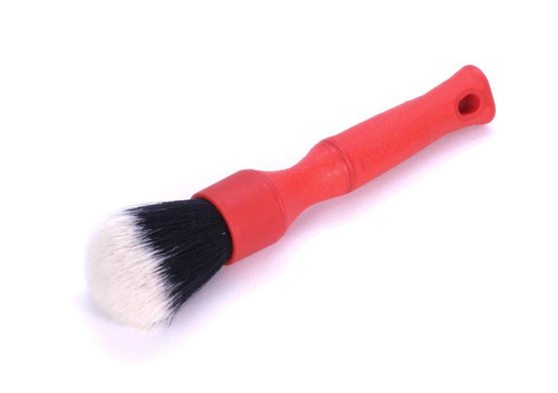 Detail Factory Ultra-Soft TriGrip Detailing Brush Short Handle 16.5cm (Red/Black)-Brush-Detail Factory-Red-Detailing Shed