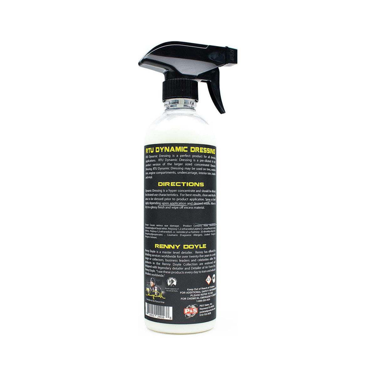 P&amp;S DYNAMIC DRESSING Double Black for Tyre/Trim/Engine-Waterless Wash-P&amp;S Detail Products-Detailing Shed