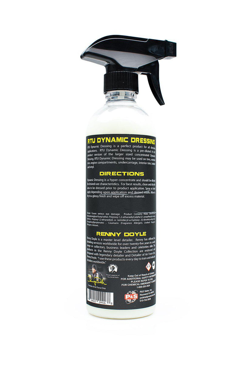P&S DYNAMIC DRESSING Double Black for Tyre/Trim/Engine-Waterless Wash-P&S Detail Products-Detailing Shed