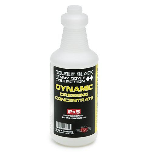 P&amp;S DYNAMIC DRESSING Double Black for Tyre/Trim/Engine-Waterless Wash-P&amp;S Detail Products-DYNAMIC DRESSING - Empty Spray Bottle with Trigger 1L-Detailing Shed