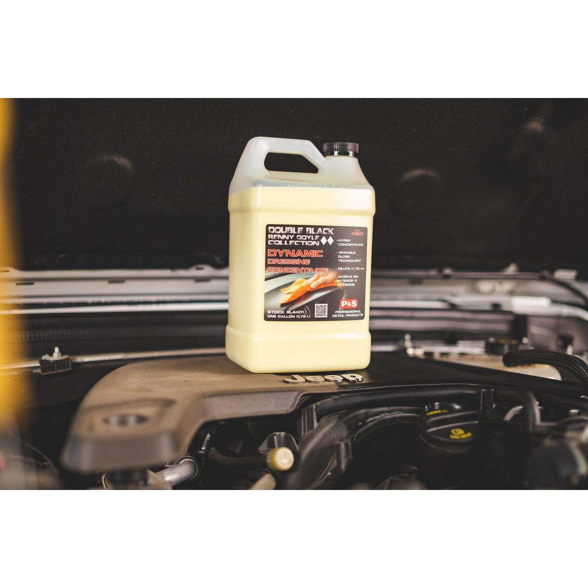 P&amp;S DYNAMIC DRESSING Double Black for Tyre/Trim/Engine-Waterless Wash-P&amp;S Detail Products-Detailing Shed