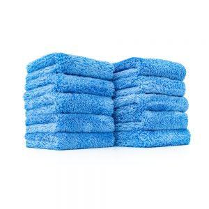 The Rag Company - The Eaglet 500 Ultra Plush Microfibre Towel (10-Pack)-MicroFibre-The Rag Company-10-Pack (20cm X 20cm)-Blue-Detailing Shed