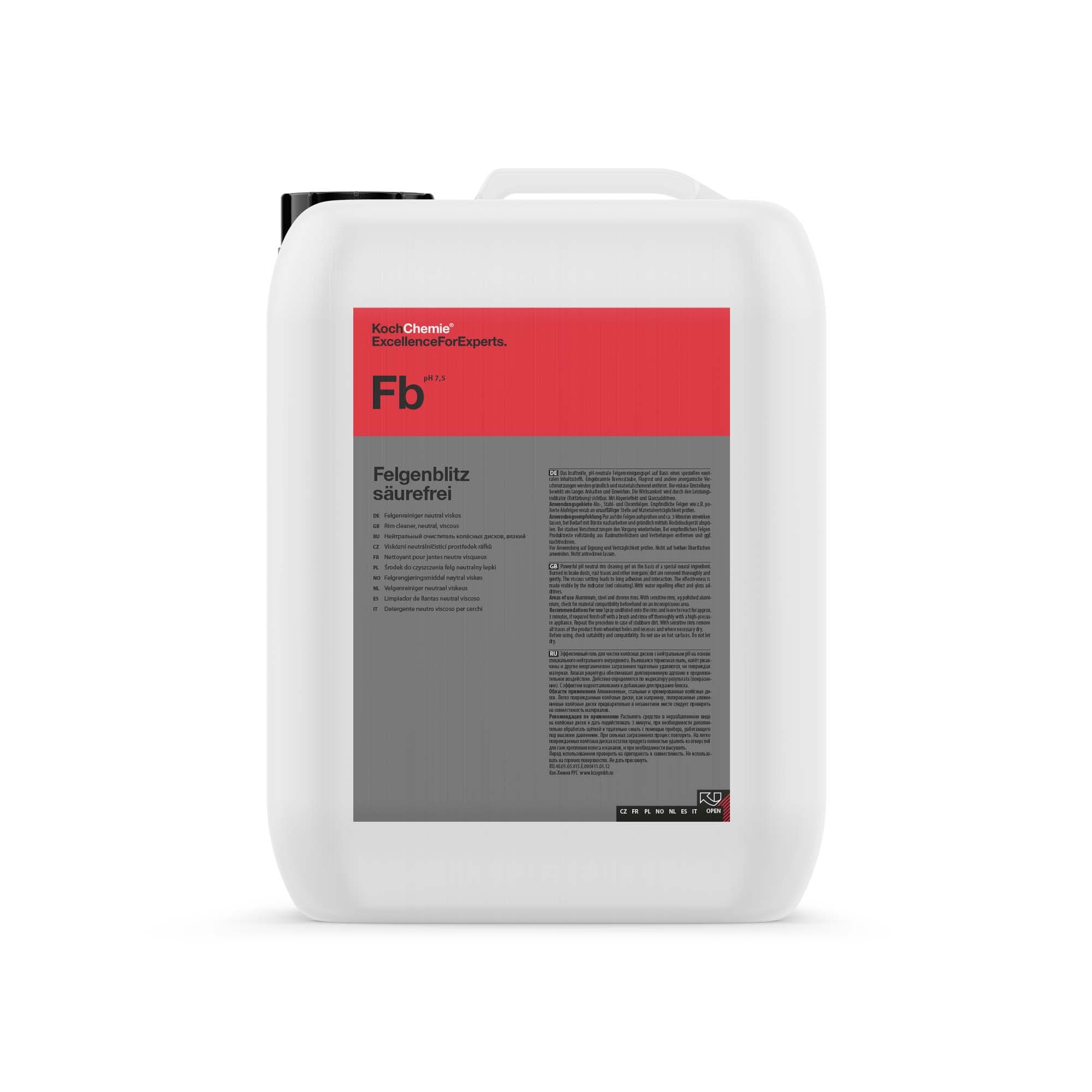 Koch Chemie Felgenblitz Säurefrei Rim Cleaner (Fb) (10L)-Decontamination-Koch-Chemie-10L-Detailing Shed