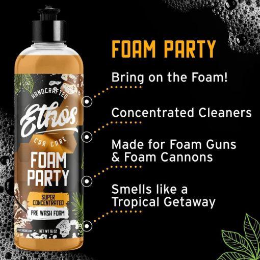 Ethos Foam Party Snow Foam for Foam Cannon (473ml/3.8L)-Iron remover-ETHOS-Detailing Shed