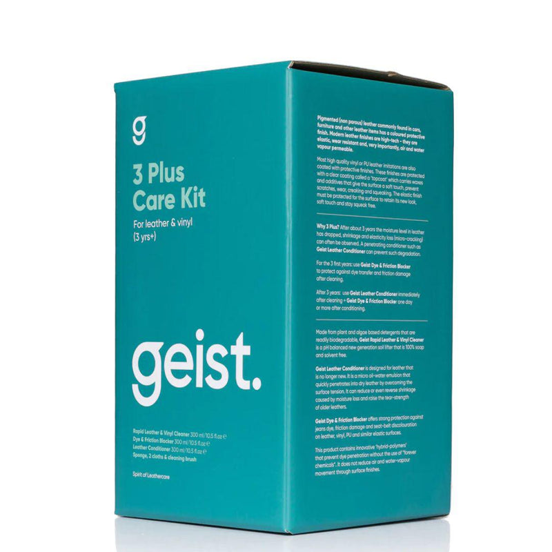 Geist 3 Plus Care Kit for Leather & Vinyl (Older than 3 years)-Leather Coating-Geist-3 Plus Care Kit-Detailing Shed