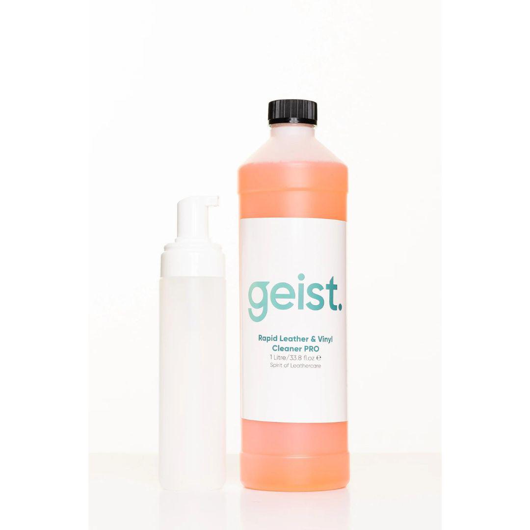 Geist Rapid Leather &amp; Vinyl Cleaner PRO Strong 500 ml / 16.75 fl.oz with foam bottle-Leather Cleaner-Geist-500ml-Detailing Shed