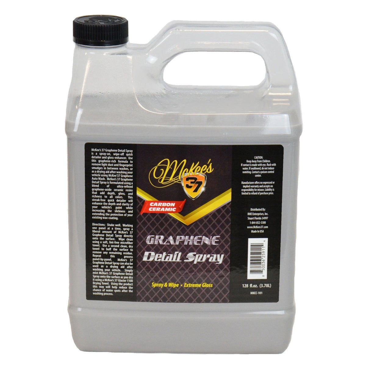 McKee’s 37 Graphene Detail Spray (650ml/3.8L)-Wheel Cleaner-McKee&#39;s-3.8L-Detailing Shed