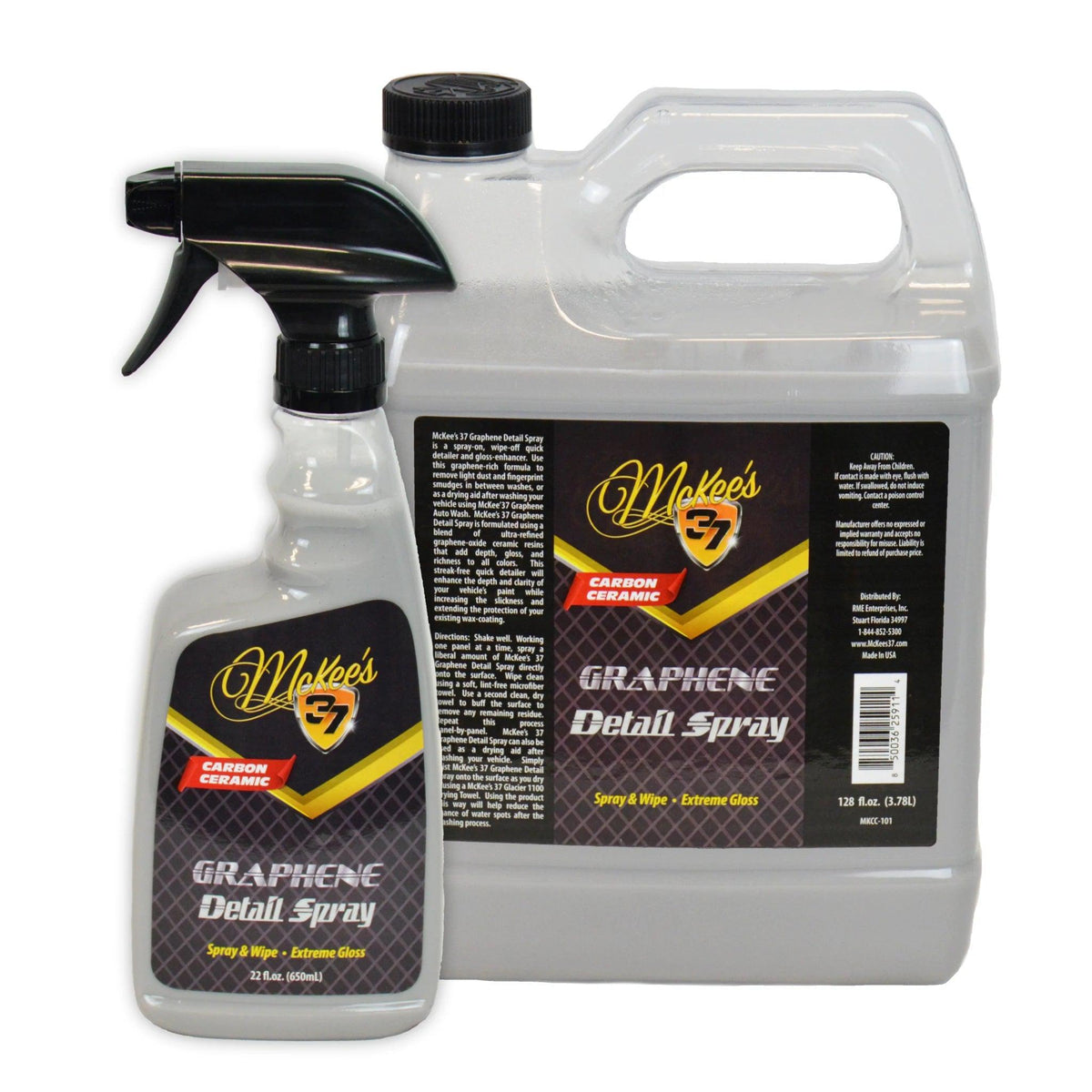 McKee’s 37 Graphene Detail Spray (650ml/3.8L)-Wheel Cleaner-McKee&#39;s-Detailing Shed