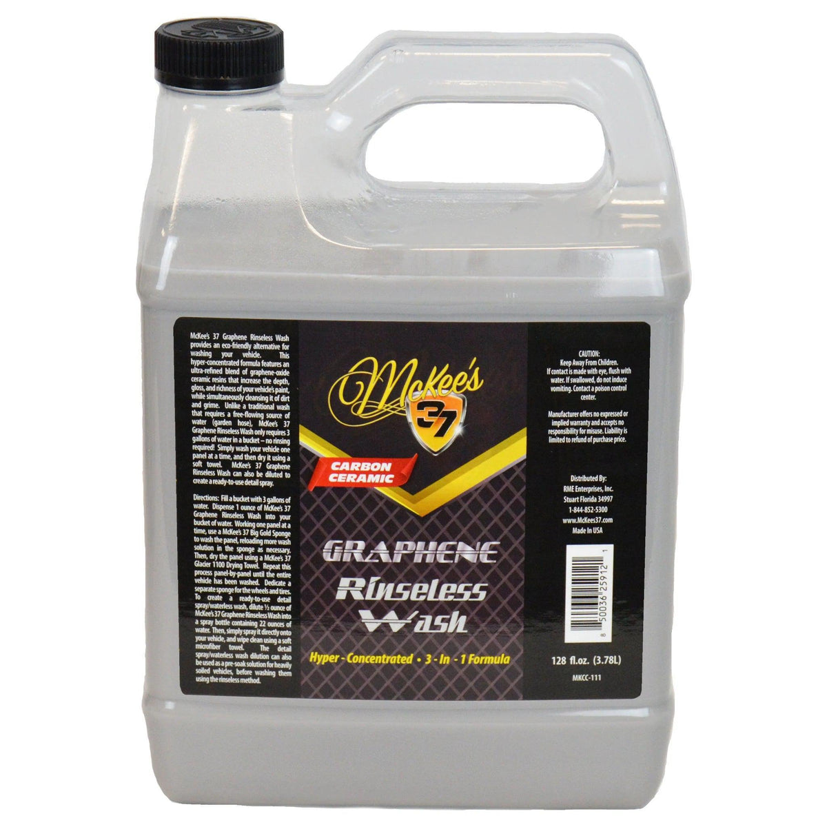 McKee’s 37 Graphene Rinseless Wash (946ml/3.8L)-Rinseless Wash-McKee&#39;s-3.8L-Detailing Shed