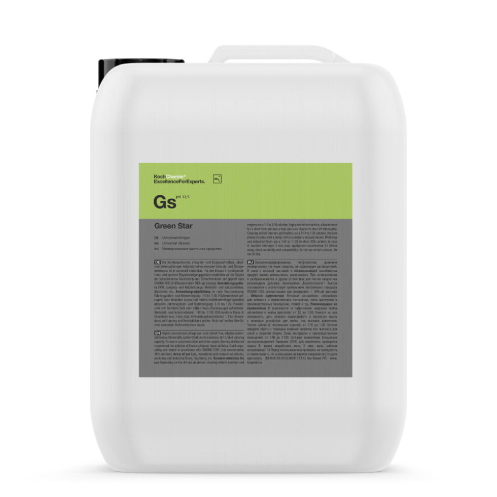 Koch Chemie Green Star GS Universal Cleaner (Highly Concentrated) (1L/10L)-All Purpose Cleaner-Koch-Chemie-5L-Detailing Shed