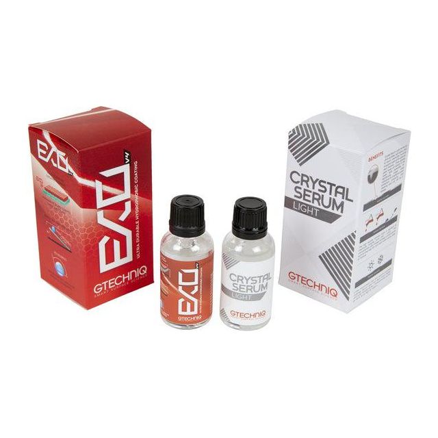 Crystal Serum Light and EXOv4 5 Year Protection DIY Bundle-Ceramic Coating-GTECHNIQ-30ml Bundle-Detailing Shed