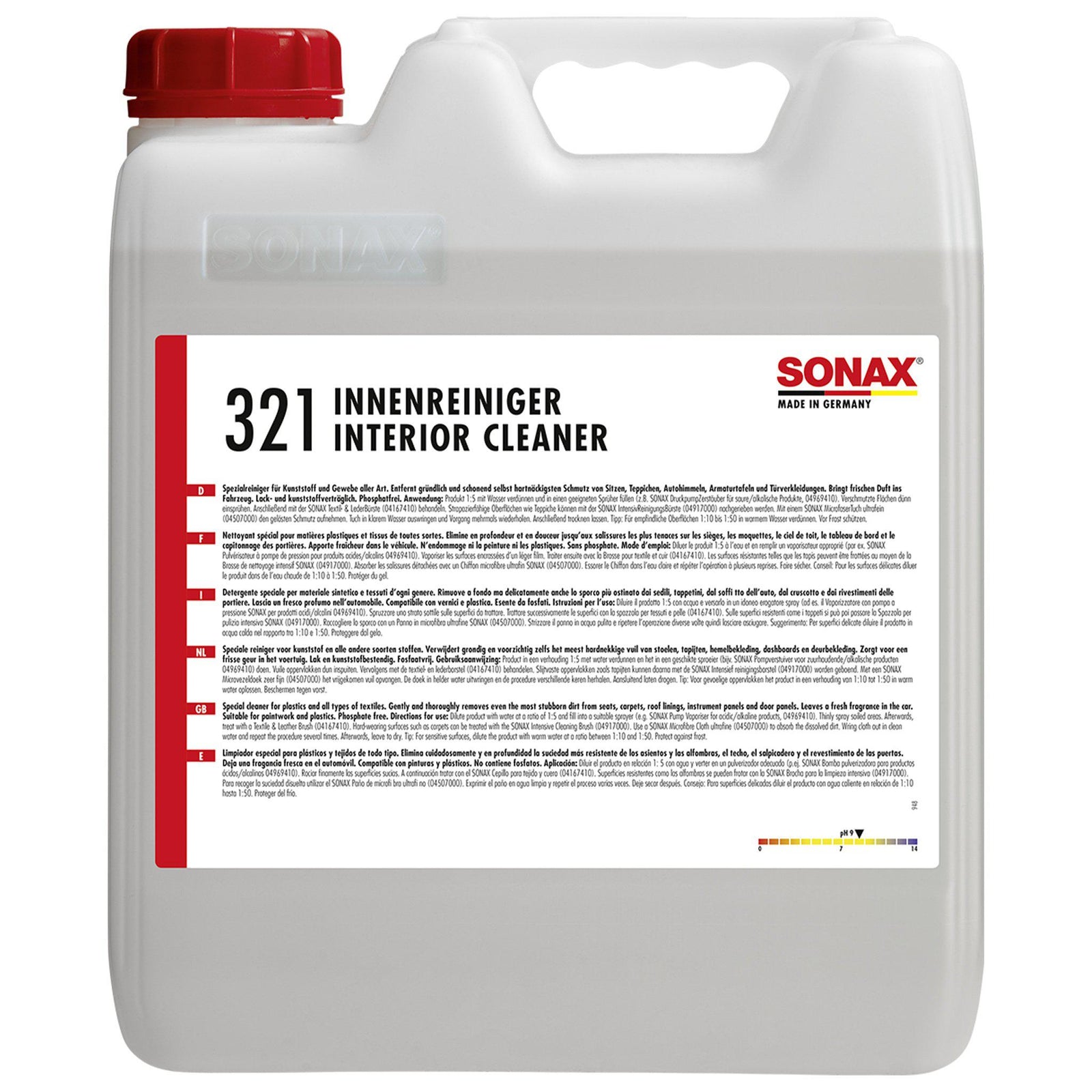 SONAX Interior Cleaner Concentrate 10L-Interior Cleaner-Sonax-10L-Detailing Shed