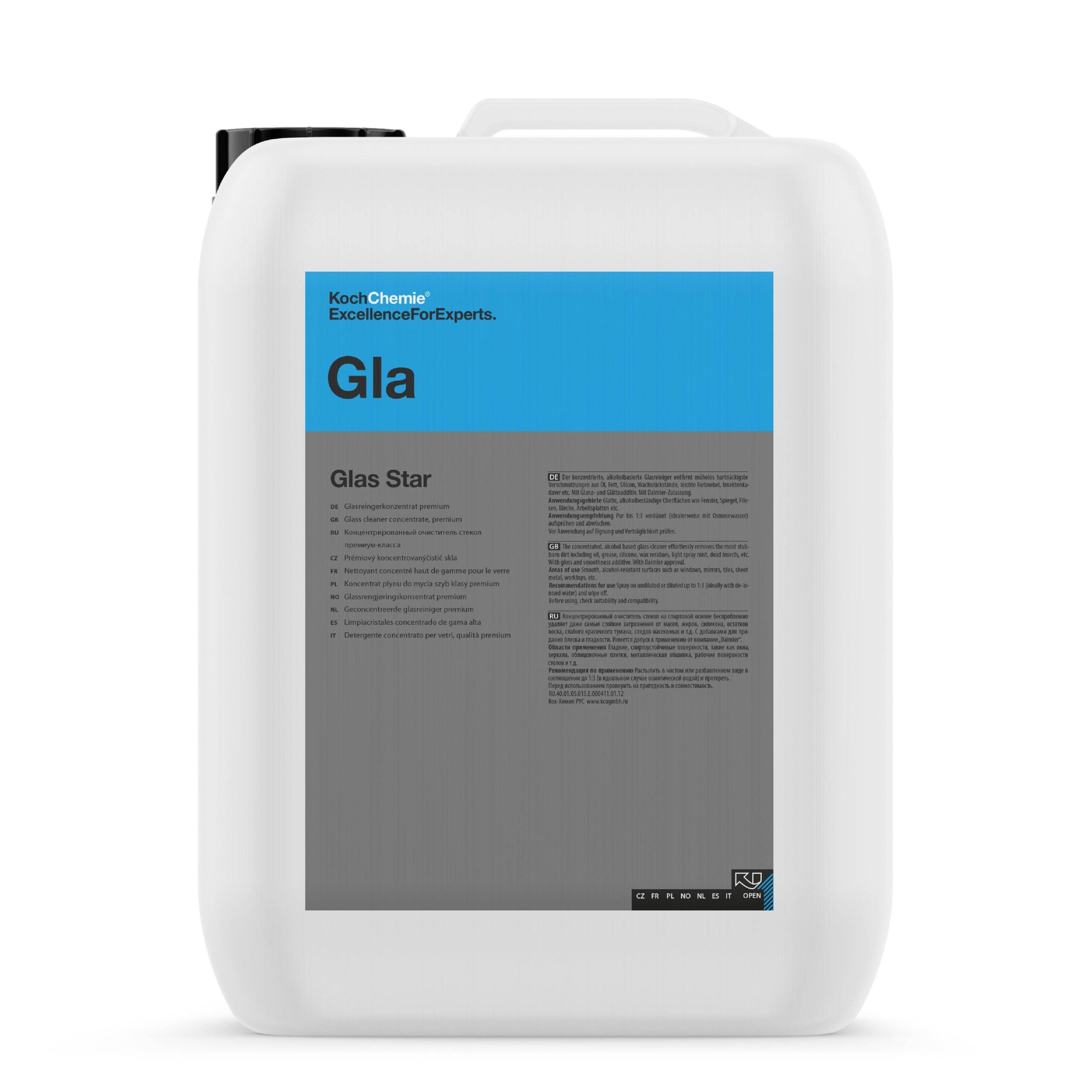 Koch Chemie Glas Star Gla – Concentrated Alcohol Based Glass Cleaner 10L-GLASS CLEANING-Koch-Chemie-Detailing Shed