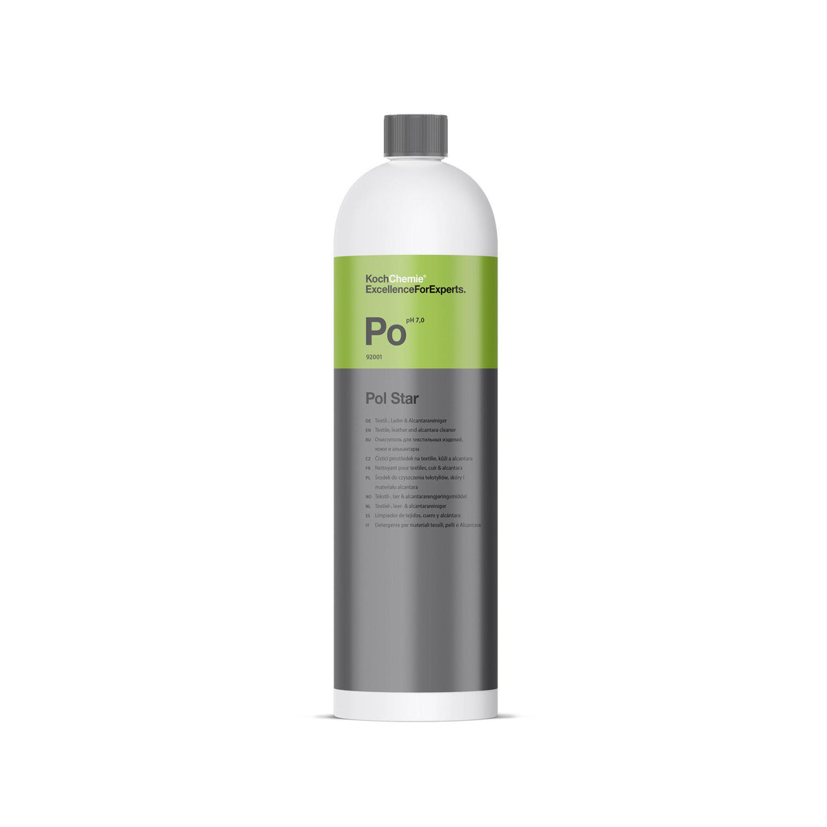 Koch Chemie Pol Star PO – Textile, Leather &amp; Alcantara Cleaner 1L-Interior Cleaner-Koch-Chemie-1L-Detailing Shed