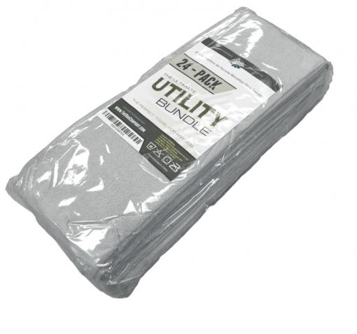 The Rag Company Light Grey Edgeless All-Purpose Utility Towel 24-Pack-All-Purpose Microfiber-The Rag Company-24 Pack-Light Grey-Detailing Shed