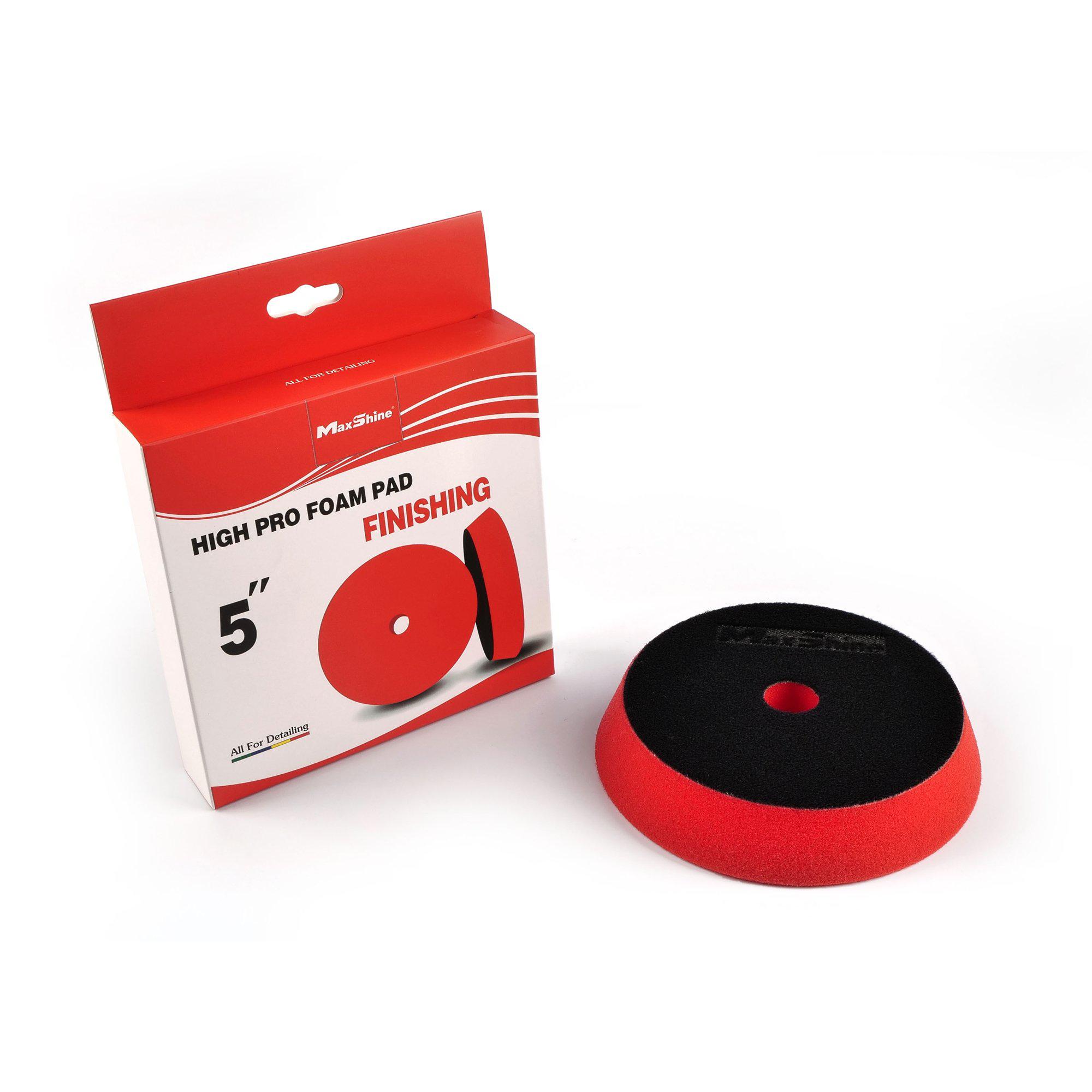 MAXSHINE High Pro Red Foam Finishing Pad - 5 Inch German Foam-POLISHING PAD-Maxshine-5 Inch-Detailing Shed