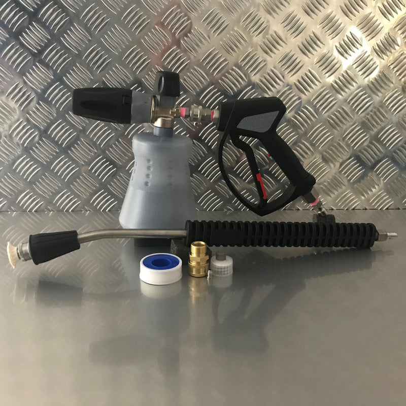 MTM HYDRO SPRAY GUN & FOAM CANNON PRO KIT QC SPRAY LANCE with SS swivel-Pressure Washer Spray Gun-MTM Hydro-PREMIUM MAGNUM 28 GUN & FOAMER KIT + LANCE + QC Fitting-Detailing Shed
