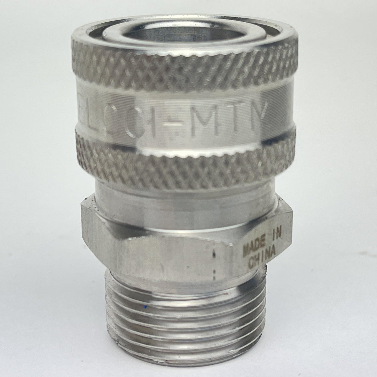 MTM HYDRO Twist Seal Plug X 3/8&quot; Stainless QC Coupler 14MM PLUG-Pressure Washer Accessories-MTM Hydro-MTM HYDRO 3/8&quot; QC Stainless COUPLER X M22 M 14MM PLUG-Detailing Shed