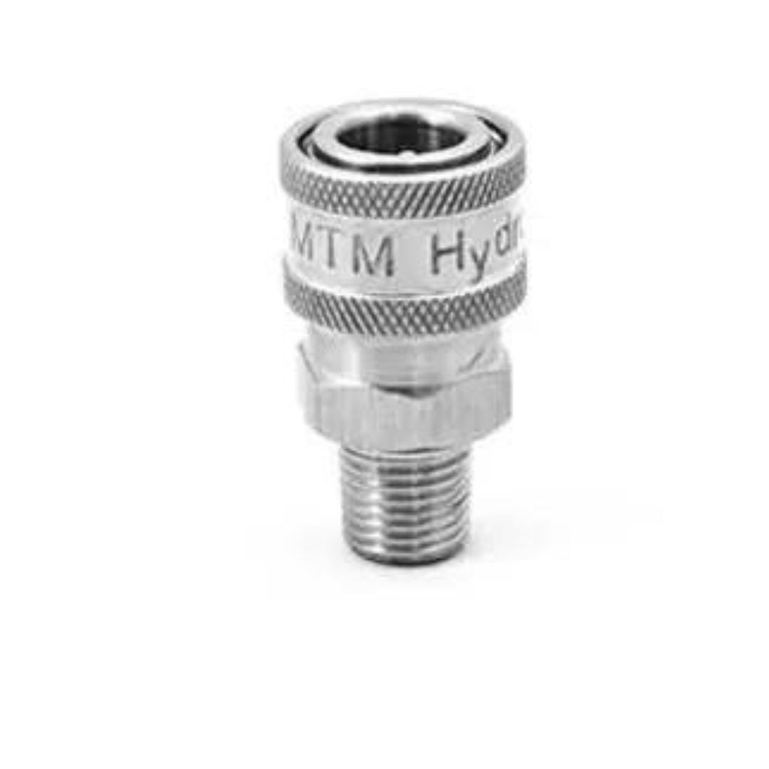 STAINLESS STEEL QC COUPLER 3/8&quot; MPT-Quick connect-MTM Hydro-QC COUPLER 3/8&quot; MPT-Detailing Shed