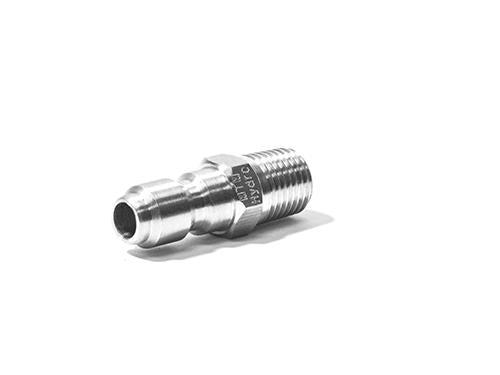 MTM STAINLESS STEEL QC PLUG 1/4MPT-Pressure washer Parts-MTM Hydro-1/4 STEEL QC PLUG-Detailing Shed