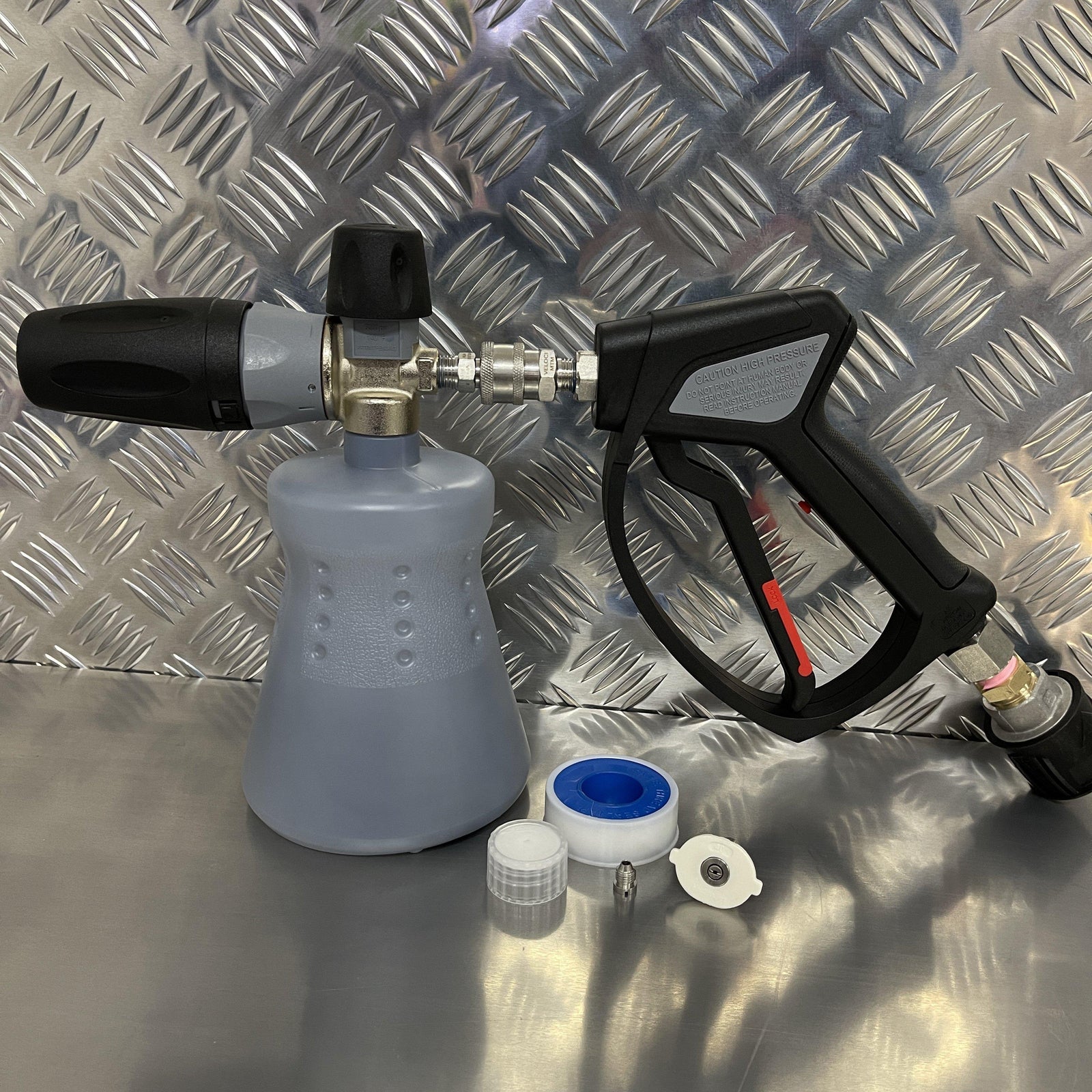 MTM Hydro Spray Gun Foam Cannon Pro Kit QC with SS Swivel