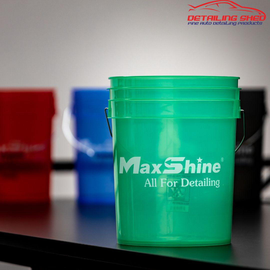 Maxshine Colour Detailing Bucket 20L (Red/Blue/Green/Smoke)-Wash Buckets-Maxshine-Detailing Shed