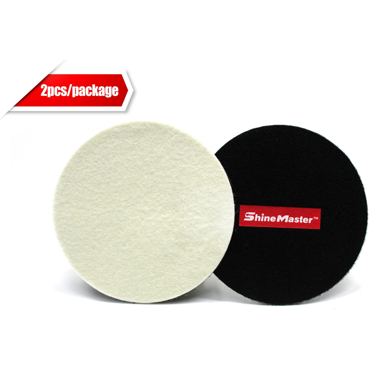 Maxshine 3&quot;/5&quot; Rayon Glass Wool Polishing Pad - 2pcs/pack-Polishing Pads-Maxshine-Detailing Shed