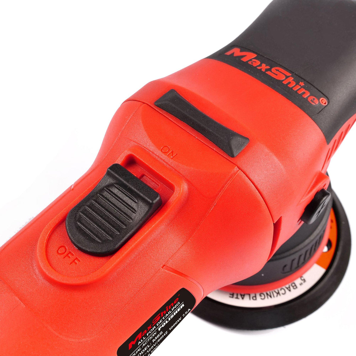 Maxshine M8S 8mm/1000W Upgrade Dual Action Polisher 5Inch New 2021-Polish Machine-Maxshine-RED M8S Dual Action Polisher 1000W-Detailing Shed