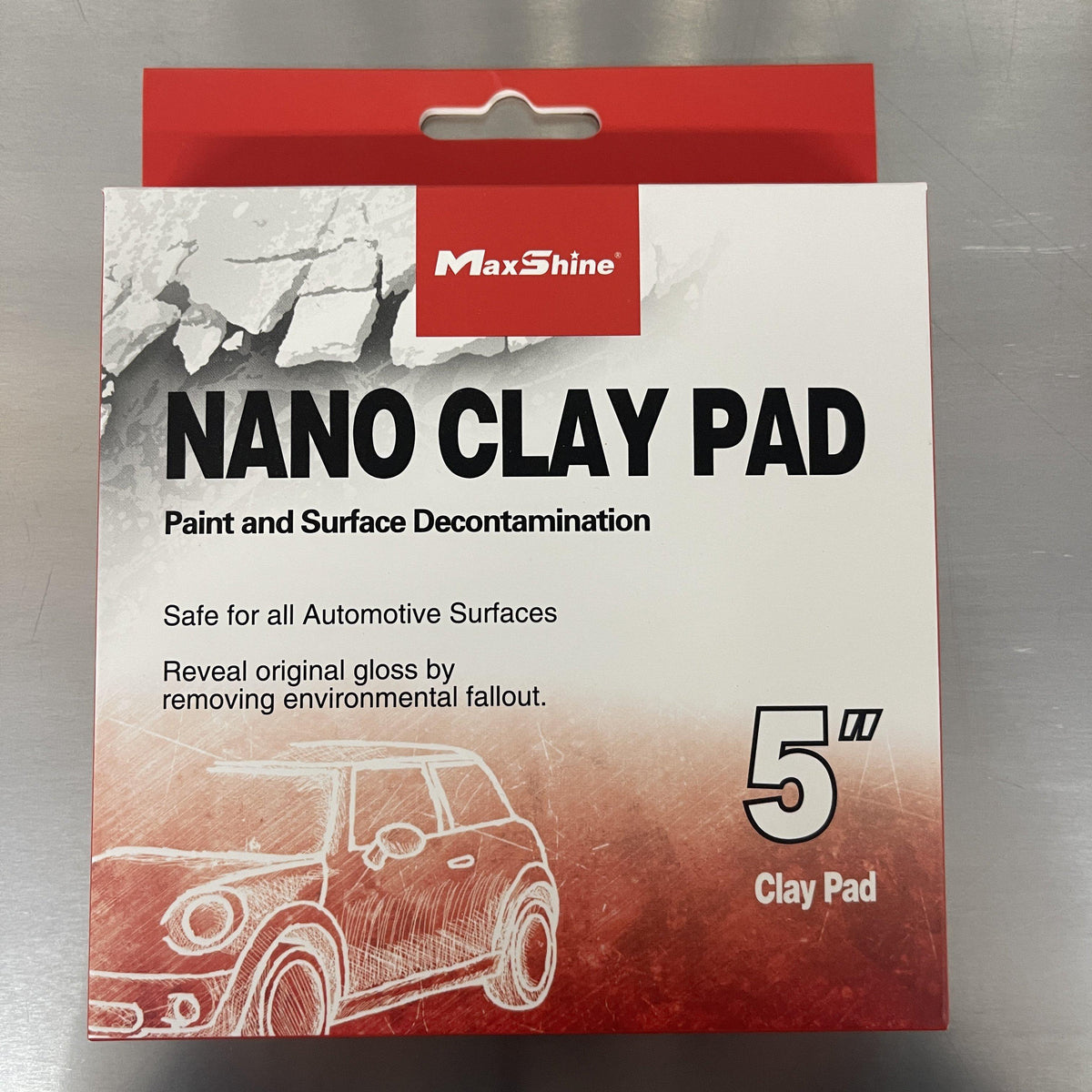 Maxshine Dual Action Clay Pad 5&quot; Inch-Clay Pad-Maxshine-1x 5 Inch Nano Clay Pad-Detailing Shed