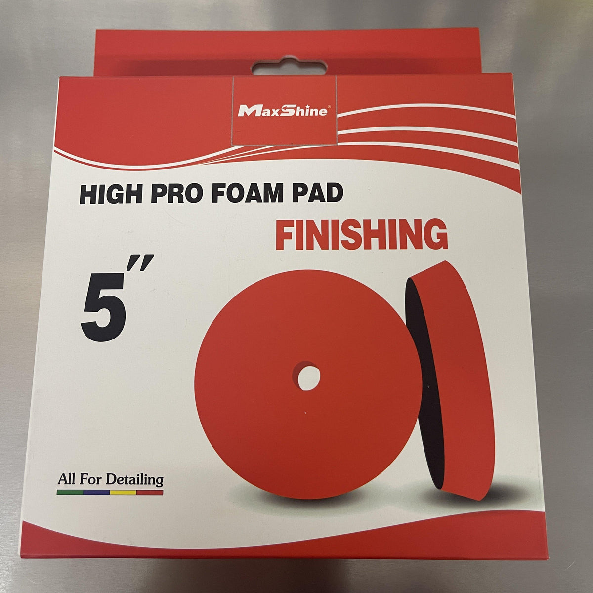 MAXSHINE High Pro Red Foam Finishing Pad - 5 Inch German Foam-POLISHING PAD-Maxshine-5 Inch-Detailing Shed