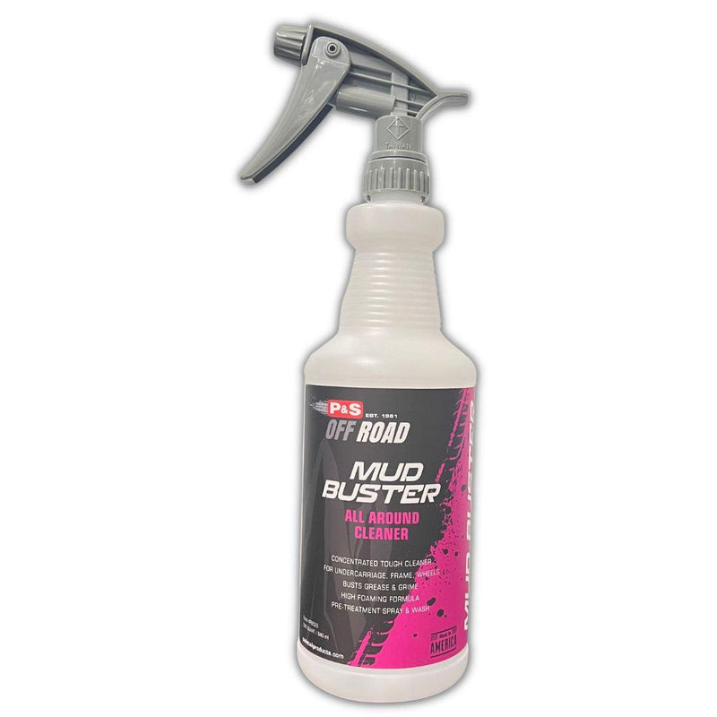 P&S OFF ROAD Mud Buster All Around Cleaner-All Purpose Cleaner-P&S Detail Products-Mud Buster Empty Spray Bottle with Trigger 1L-Detailing Shed