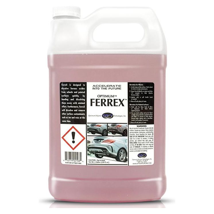 Optimum Ferrex Iron/Tar/Wax Remover (504ml/3.8L)-Iron remover-Optimum-3.8L-Detailing Shed