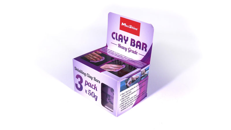 Maxshine Clay Bar 3pack 150g (3x50g) Heavy or Fine Grade-Clay Bar-Maxshine-Detailing Shed